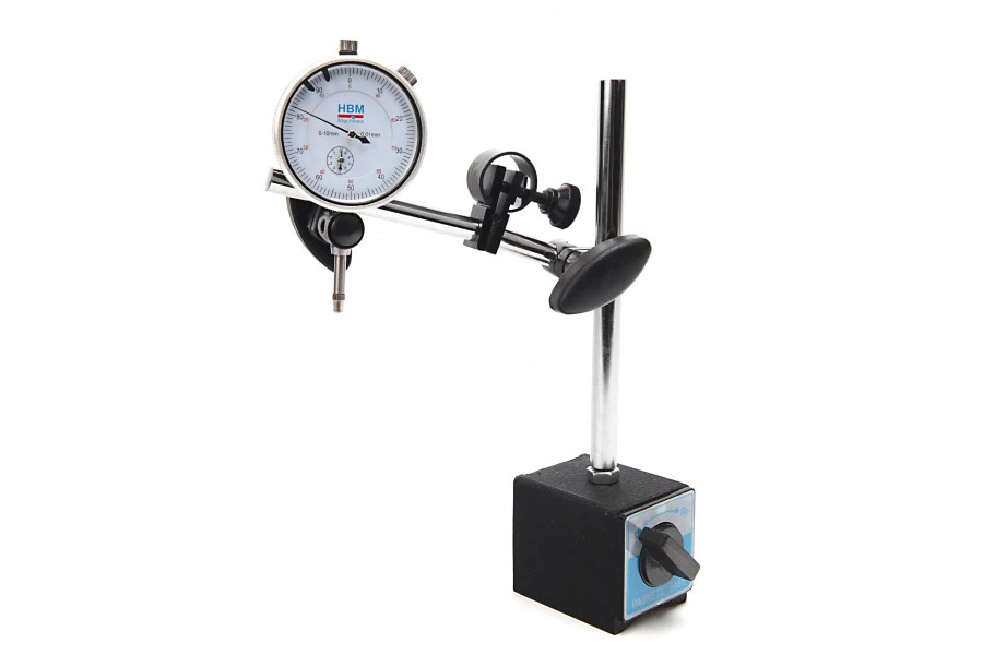 HBM Magneetklokstandaard Met Meetklok 1 HBM Magneetklokstandaard Met Meetklok