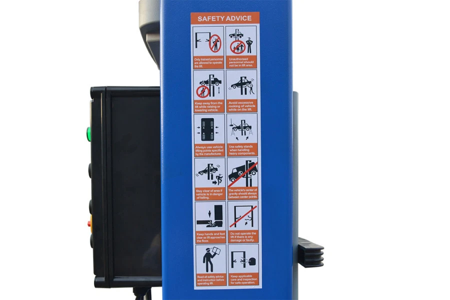 HBM 2 Hydraulische 2 Koloms Hefbrug Met Elektronische Ontgrendeling 5500 Kg 11 HBM 2 Hydraulische 2 Koloms Hefbrug Met Elektronische Ontgrendeling 5500 Kg - Afbeelding 11