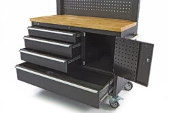 HBM Gereedschapswagen Met Kastenwand, Houten Werkblad, 122 Cm, Zwart -Goedkope Toolchemy Winkel hbm 004 88.jpg 1200x600 fc32debc88