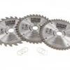 HBM 160 Mm 3 Delige Profi Cirkelzaagbladenset Voor Invalzaag