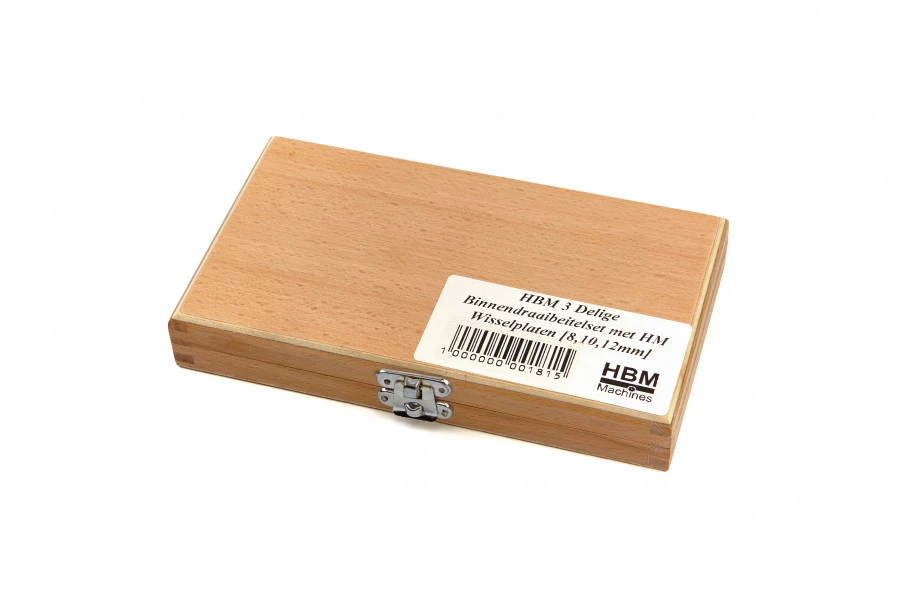 HBM 3 Delige Binnendraaibeitelset Met HM Wisselplaten 2 HBM 3 Delige Binnendraaibeitelset Met HM Wisselplaten - Afbeelding 2