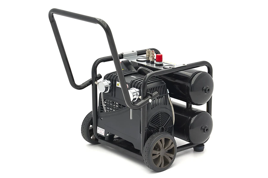 HBM Verrijdbare Low Noise Compressor - 1.5 PK 20 Liter Model 2 2 HBM Verrijdbare Low Noise Compressor - 1.5 PK 20 Liter Model 2 - Afbeelding 2