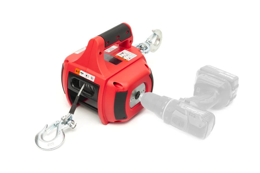 HBM Draagbare Treklier Boormachine Aangedreven 225 Kg Rood 2 HBM Draagbare Treklier Boormachine Aangedreven 225 Kg Rood - Afbeelding 2