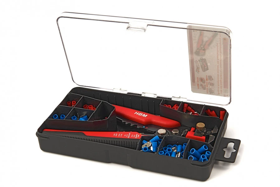 HBM 199 Delige Profi 4 In 1 Automatische Draadstriptang Met Knip En Krimpfunctie Inclusief 199 Kabelschoentjes 1 HBM 199 Delige Profi 4 In 1 Automatische Draadstriptang Met Knip En Krimpfunctie Inclusief 199 Kabelschoentjes