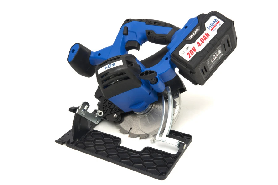 HBM Professionele Accu Cirkelzaag 150 Mm 20 Volt 4,0AH 1 HBM Professionele Accu Cirkelzaag 150 Mm 20 Volt 4,0AH
