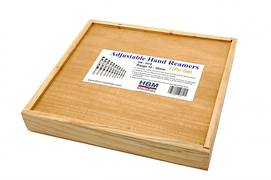 HBM 11 Delige Verstelbare Ruimerset 12 Mm T/m 35 Mm 3 HBM 11 Delige Verstelbare Ruimerset 12 Mm T/m 35 Mm - Afbeelding 3