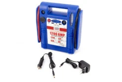 HBM Auto Startbooster, Jumpstarter Accu Booster, 230 V, 12 V, 18 Ah