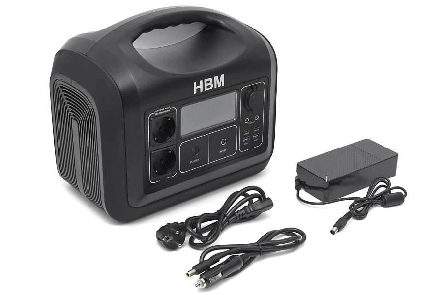 HBM 1200 Watt 230V / 12V Professionele Mobiele Power Station / Powerbank – Capaciteit 992Wh 4 HBM 1200 Watt 230V / 12V Professionele Mobiele Power Station / Powerbank – Capaciteit 992Wh - Afbeelding 4