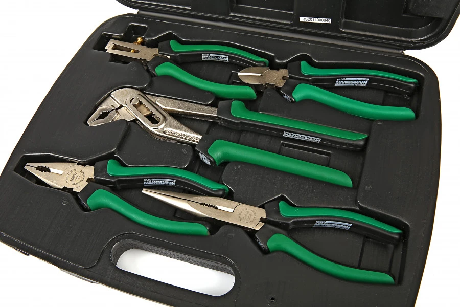 Mannesmann 5 Delige Tangenset In Koffer - 10996 1 Mannesmann 5 Delige Tangenset In Koffer - 10996