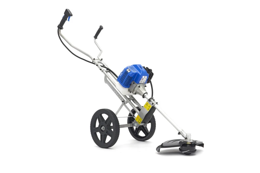 HBM Mobiele 52 Cc Grastrimmer / Kantenmaaier Met 2-Takt Benzinemotor En Wielen 4 HBM Mobiele 52 Cc Grastrimmer / Kantenmaaier Met 2-Takt Benzinemotor En Wielen - Afbeelding 4