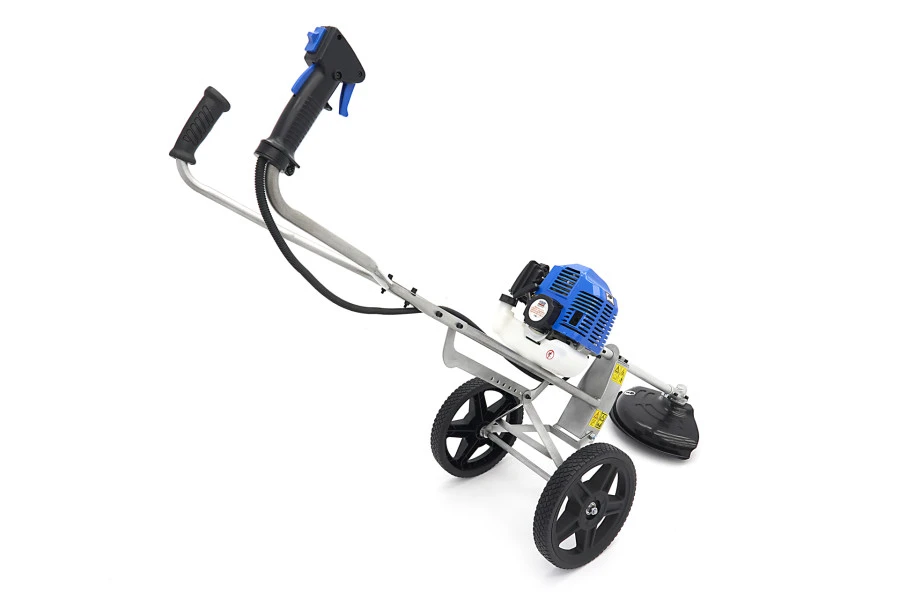 HBM Mobiele 52 Cc Grastrimmer / Kantenmaaier Met 2-Takt Benzinemotor En Wielen 6 HBM Mobiele 52 Cc Grastrimmer / Kantenmaaier Met 2-Takt Benzinemotor En Wielen - Afbeelding 6
