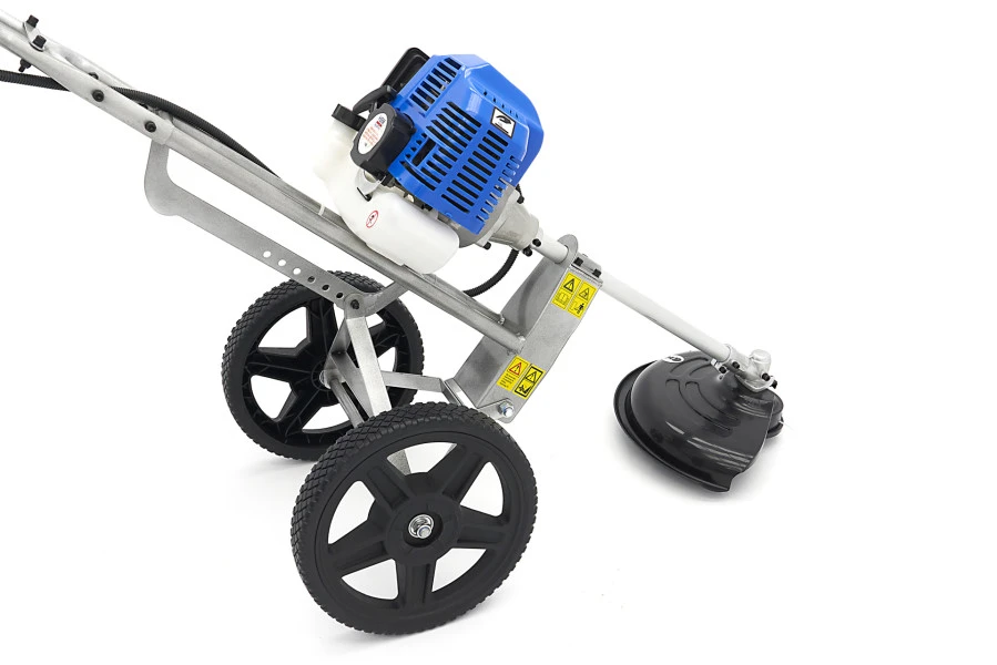 HBM Mobiele 52 Cc Grastrimmer / Kantenmaaier Met 2-Takt Benzinemotor En Wielen 8 HBM Mobiele 52 Cc Grastrimmer / Kantenmaaier Met 2-Takt Benzinemotor En Wielen - Afbeelding 8