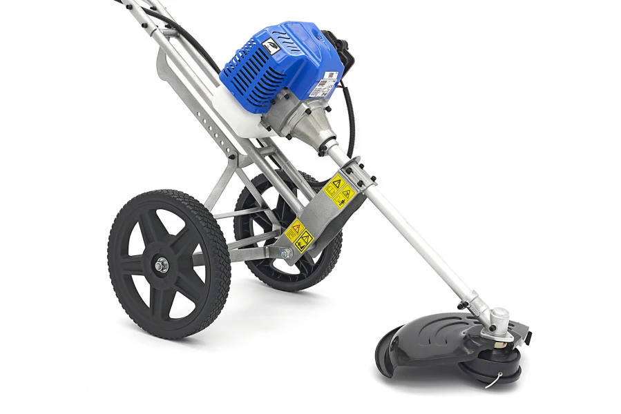 HBM Mobiele 52 Cc Grastrimmer / Kantenmaaier Met 2-Takt Benzinemotor En Wielen 7 HBM Mobiele 52 Cc Grastrimmer / Kantenmaaier Met 2-Takt Benzinemotor En Wielen - Afbeelding 7