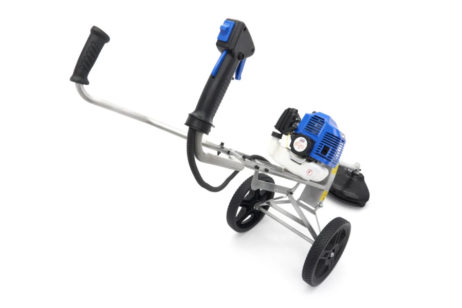 HBM Mobiele 52 Cc Grastrimmer / Kantenmaaier Met 2-Takt Benzinemotor En Wielen 11 HBM Mobiele 52 Cc Grastrimmer / Kantenmaaier Met 2-Takt Benzinemotor En Wielen - Afbeelding 11
