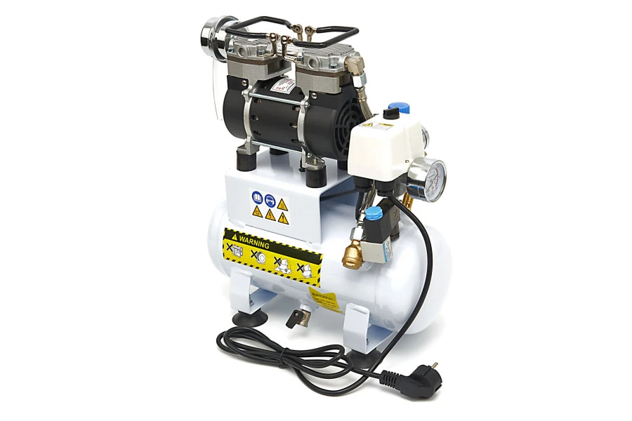 HBM Low Noise Airbrush Compressor 4 Liter, Model 2 3 HBM Low Noise Airbrush Compressor 4 Liter, Model 2 - Afbeelding 3