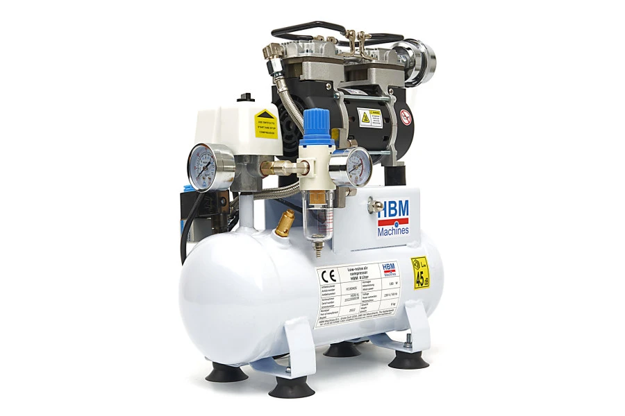 HBM Low Noise Airbrush Compressor 4 Liter, Model 2 1 HBM Low Noise Airbrush Compressor 4 Liter, Model 2
