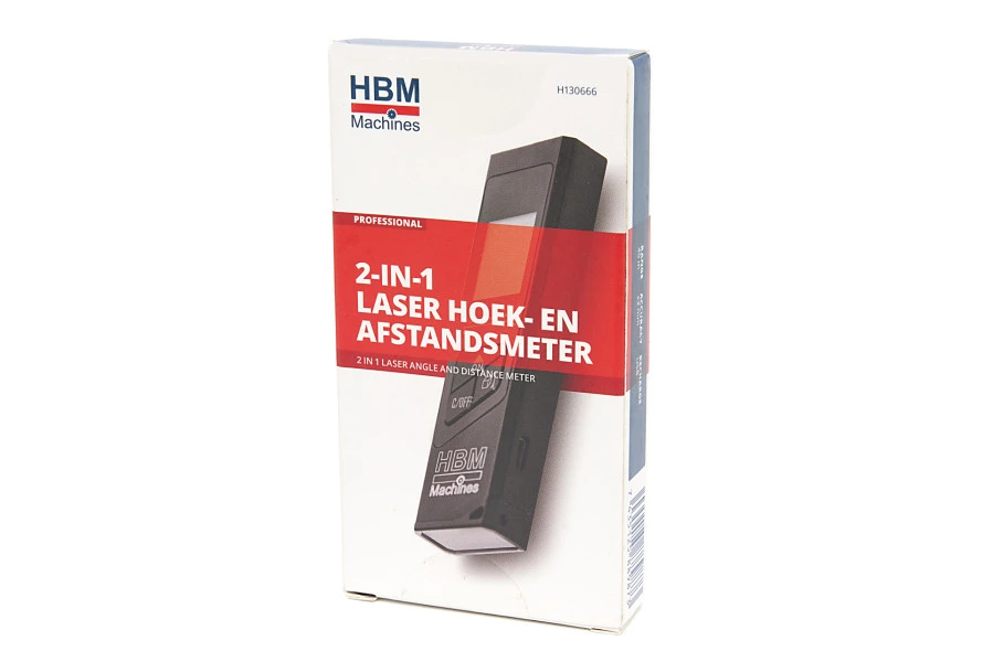 HBM 2 In 1 Professionele 40 Meter Laser Afstandsmeter Met Hoekmeet Functie 4 HBM 2 In 1 Professionele 40 Meter Laser Afstandsmeter Met Hoekmeet Functie - Afbeelding 4