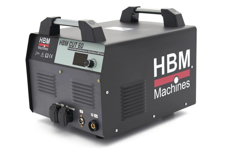 HBM CUT 60 Plasmasnijder Met Ingebouwde Compressor, Digitaal Display En IGBT Technologie 400 Volt 3 HBM CUT 60 Plasmasnijder Met Ingebouwde Compressor, Digitaal Display En IGBT Technologie 400 Volt - Afbeelding 3