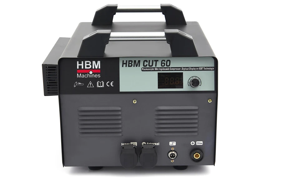 HBM CUT 60 Plasmasnijder Met Ingebouwde Compressor, Digitaal Display En IGBT Technologie 400 Volt 4 HBM CUT 60 Plasmasnijder Met Ingebouwde Compressor, Digitaal Display En IGBT Technologie 400 Volt - Afbeelding 4