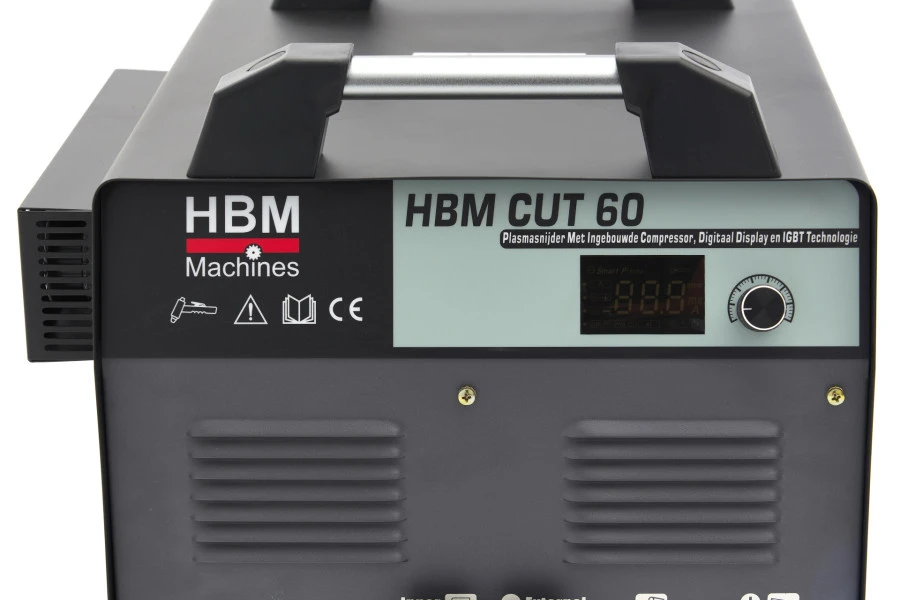 HBM CUT 60 Plasmasnijder Met Ingebouwde Compressor, Digitaal Display En IGBT Technologie 400 Volt 5 HBM CUT 60 Plasmasnijder Met Ingebouwde Compressor, Digitaal Display En IGBT Technologie 400 Volt - Afbeelding 5