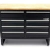 HBM 120 Cm Werkbank Met 8 Laden En Massief Houten Werkblad