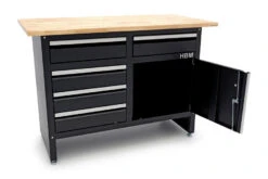 HBM 120 Cm Werkbank Met 5 Laden 1 Deur En Massief Houten Werkblad -Goedkope Toolchemy Winkel hbm 2050 9.jpg 1200x600 6d7f5ebc88