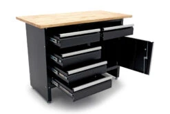 HBM 120 Cm Werkbank Met 5 Laden 1 Deur En Massief Houten Werkblad -Goedkope Toolchemy Winkel hbm 2051 9.jpg 1200x600 674daebc88