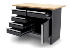 HBM 120 Cm Werkbank Met 5 Laden 1 Deur En Massief Houten Werkblad -Goedkope Toolchemy Winkel hbm 2053 9.jpg 1200x600 ef382ebc88