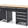 HBM 171 Cm Werkbank Met 6 Laden 1 Deur En Massief Houten Werkblad