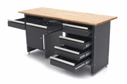 HBM 171 Cm Werkbank Met 6 Laden 1 Deur En Massief Houten Werkblad -Goedkope Toolchemy Winkel hbm 2096 7.jpg 1200x600 87224ebc88