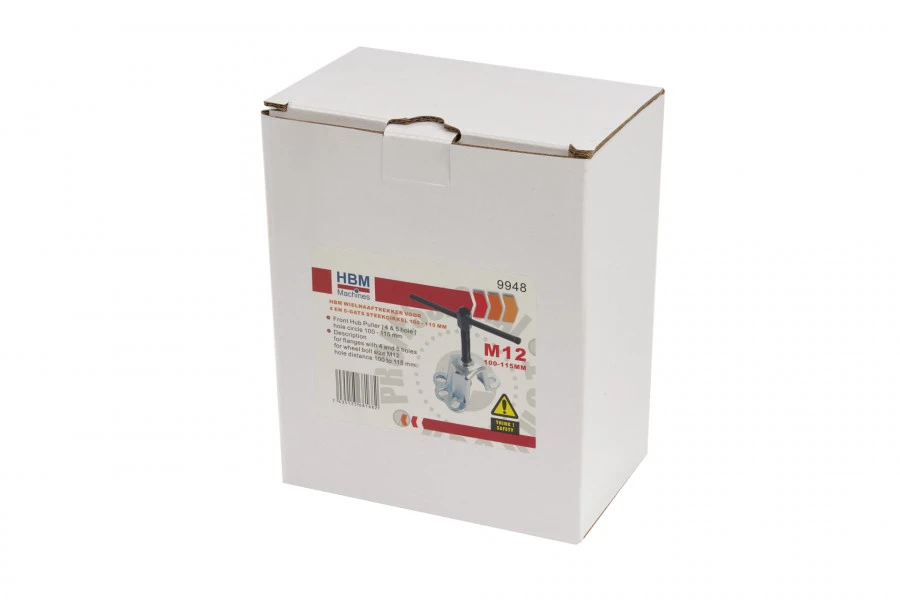 HBM Wielnaaftrekker Voor 4 En 5 Gats Steekcirkel 100 - 115 Mm 5 HBM Wielnaaftrekker Voor 4 En 5 Gats Steekcirkel 100 - 115 Mm - Afbeelding 5
