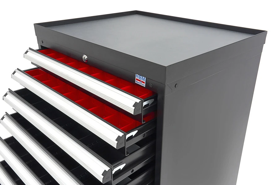 HBM 8 Laden Profi Gereedschapskast 72 X 58 X 100 Cm Zwart 14 HBM 8 Laden Profi Gereedschapskast 72 X 58 X 100 Cm Zwart - Afbeelding 14