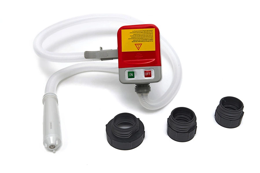 HBM Professionele Olie, Benzine En Vloeistofpomp Op Batterijen Inclusief Slangen 3 Adapters 2 HBM Professionele Olie, Benzine En Vloeistofpomp Op Batterijen Inclusief Slangen 3 Adapters - Afbeelding 2