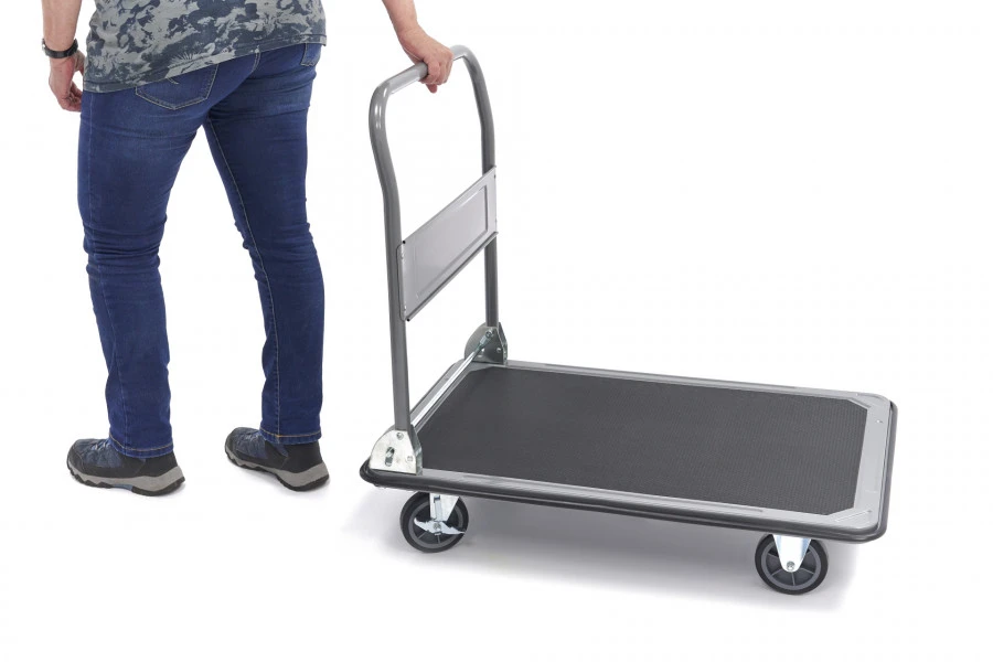 HBM 350 Kilo Opvouwbare Transportwagen, Transportkar Met Rem 6 HBM 350 Kilo Opvouwbare Transportwagen, Transportkar Met Rem - Afbeelding 6