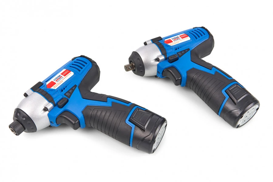 HBM 10,8 Volt Accu Slagmoersleutel En Slagschroevendraaier 2 HBM 10,8 Volt Accu Slagmoersleutel En Slagschroevendraaier - Afbeelding 2