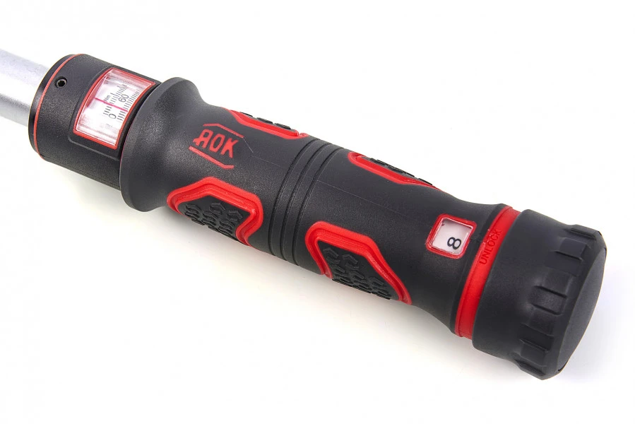 AOK 1/2" Professionele Momentsleutel 40-200 Nm. 120 Tands Met Doordruk Vierkant 2 AOK 1/2" Professionele Momentsleutel 40-200 Nm. 120 Tands Met Doordruk Vierkant - Afbeelding 2