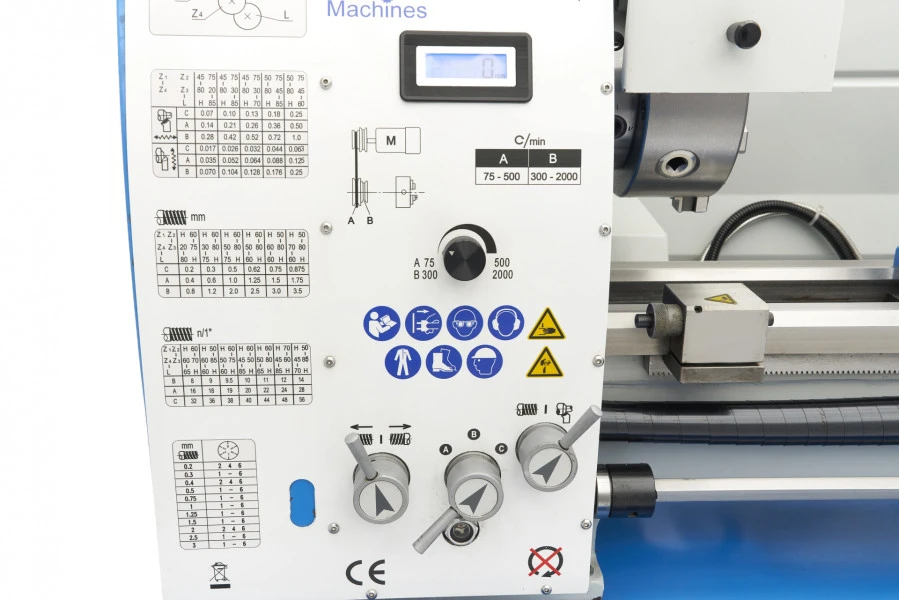 HBM 320 X 900 DRO Professionele Variabele Metaaldraaibank Compleet Met LCD Display 16 HBM 320 X 900 DRO Professionele Variabele Metaaldraaibank Compleet Met LCD Display - Afbeelding 16