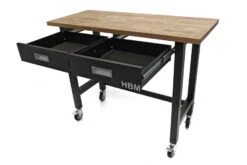 HBM Werkbank Met Massief Houten Blad, 2 Laden, Verrijdbaar, 122 Cm -Goedkope Toolchemy Winkel hbm 3071 7.jpg 1200x600 91de4ebc88