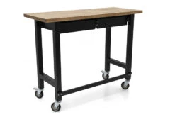 HBM Werkbank Met Massief Houten Blad, 2 Laden, Verrijdbaar, 122 Cm -Goedkope Toolchemy Winkel hbm 3078 10.jpg 1200x600 d4bebebc88