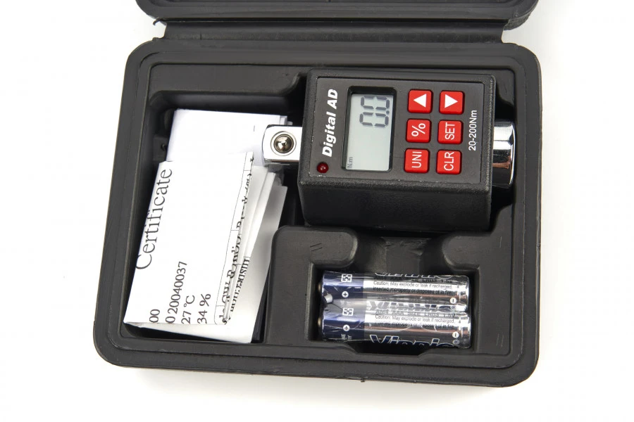 AOK Professionele Digitale Momentmeter Van 20 Tot 200 NM Met 1/2" Opname 10 AOK Professionele Digitale Momentmeter Van 20 Tot 200 NM Met 1/2" Opname - Afbeelding 10