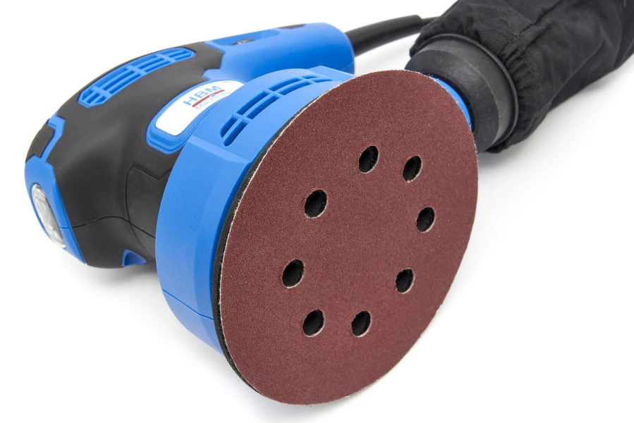 HBM Variabele Excenterschuurmachine 320 Watt Inclusief 12 Schuurvellen 6 HBM Variabele Excenterschuurmachine 320 Watt Inclusief 12 Schuurvellen - Afbeelding 6