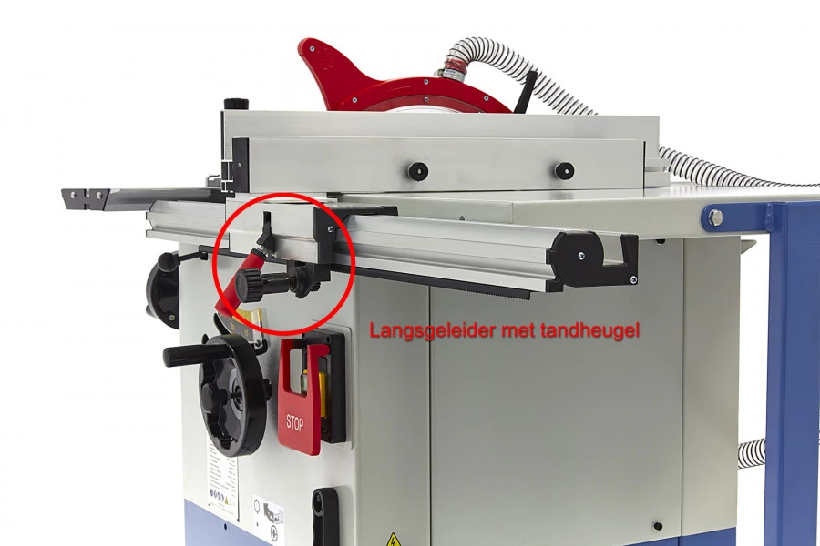 HBM 2200 Watt Professionele Cirkelzaagtafel Met Roltafel 13 HBM 2200 Watt Professionele Cirkelzaagtafel Met Roltafel - Afbeelding 13