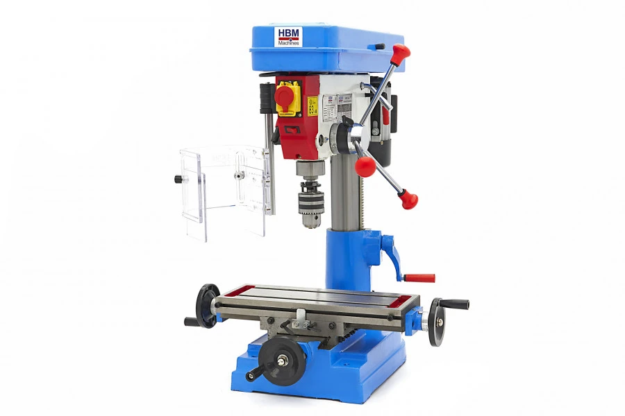 HBM 16 Boormachine / Freesmachine Met Beschermkap 2 HBM 16 Boormachine / Freesmachine Met Beschermkap - Afbeelding 2