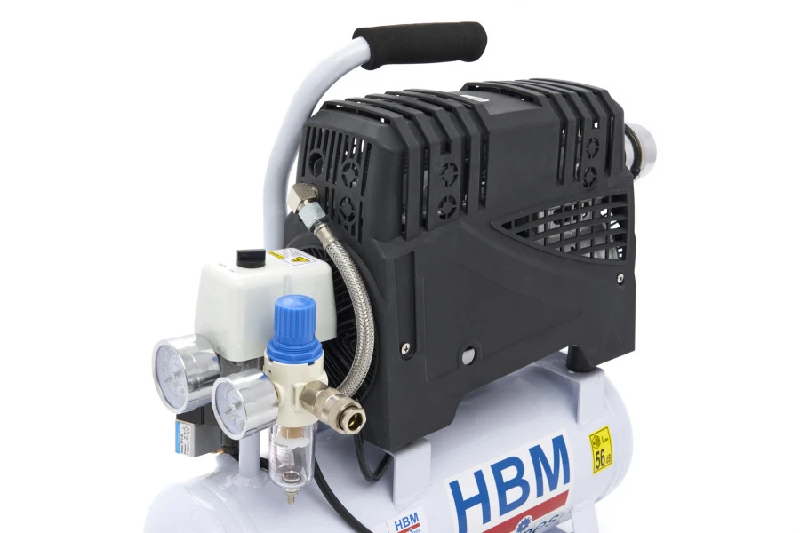 HBM 9 Liter Professionele Low Noise Compressor 6 HBM 9 Liter Professionele Low Noise Compressor - Afbeelding 6