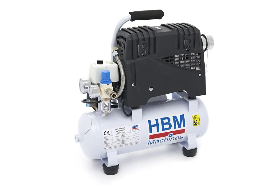 HBM 9 Liter Professionele Low Noise Compressor 3 HBM 9 Liter Professionele Low Noise Compressor - Afbeelding 3