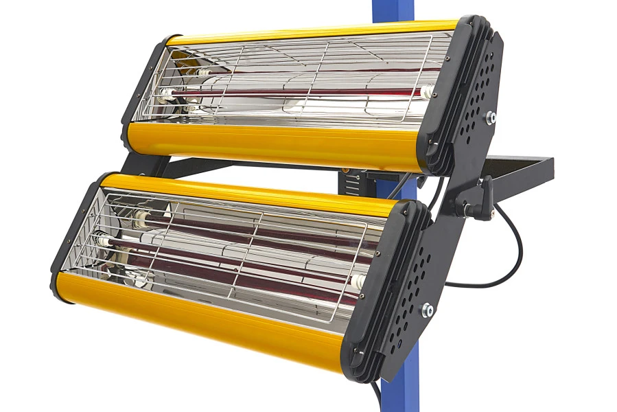 HBM Professionele Infrarood Lakdroger, Droogstraler Op Verrijdbaar Statief 17 HBM Professionele Infrarood Lakdroger, Droogstraler Op Verrijdbaar Statief - Afbeelding 17