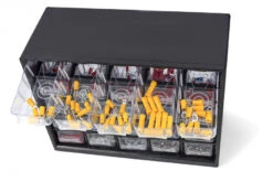 HBM 1012 Delig Kabelschoen Assortiment In 25 Laden Ladenkast