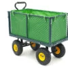 HBM 100 Kg Trekkar, Bolderwagen, Tuinkar Met 86 X 46 X 38 Cm Laadbak Inclusief Canvas Zak