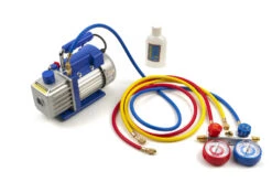 HBM Vacuümpomp 1 Traps Met 2 Voudige Manometerset 60 Liter Per Minuut