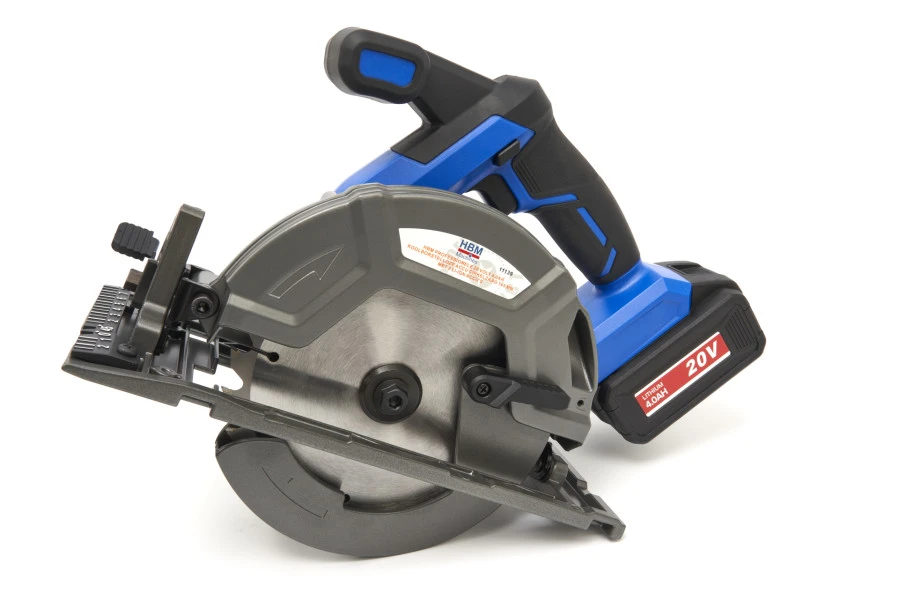 HBM Koolborstelloze Accu Cirkelzaag 165 Mm 20 Volt 4,0 Ah Power20.4 2 HBM Koolborstelloze Accu Cirkelzaag 165 Mm 20 Volt 4,0 Ah Power20.4 - Afbeelding 2